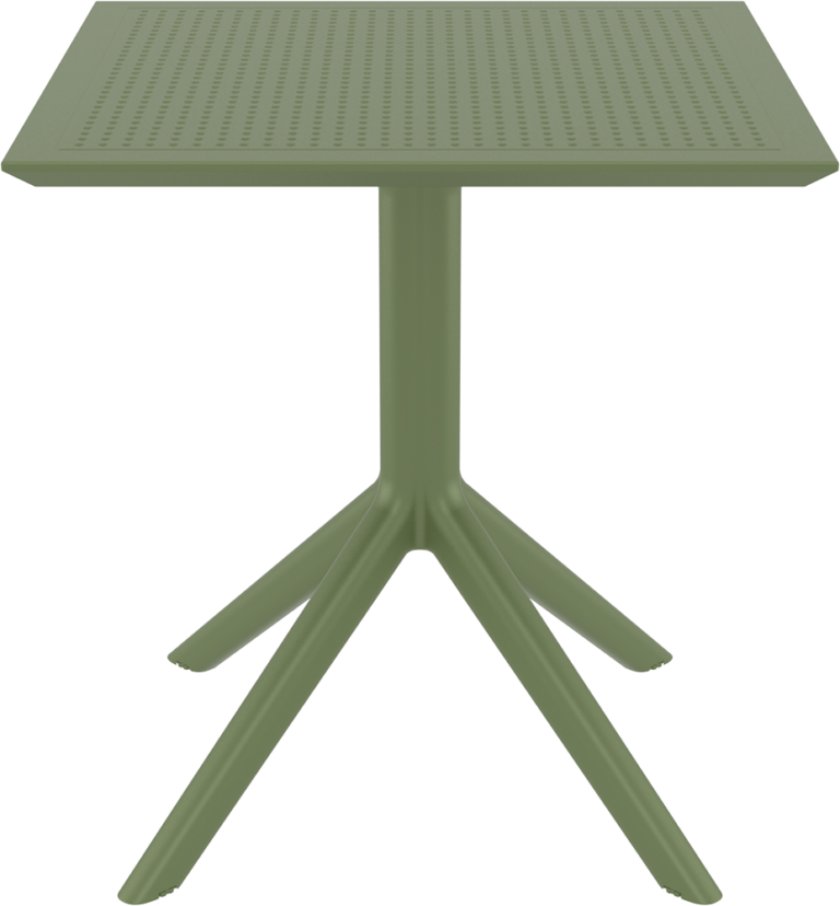 SKY OLIVE GREEN 70X70X74εκ. ΤΡΑΠΕΖΙ ΠΟΛ/ΝΙΟΥ