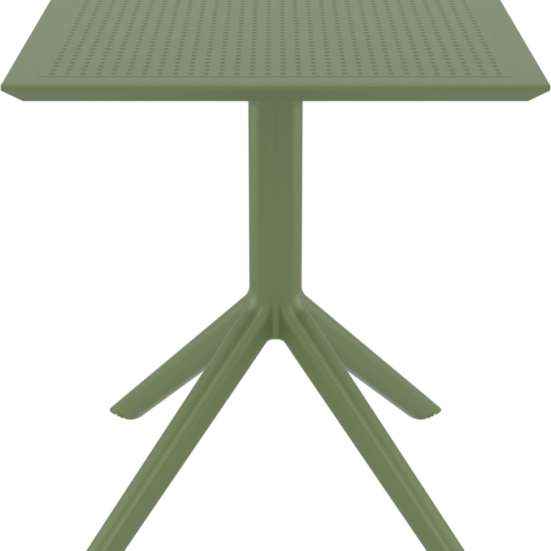SKY OLIVE GREEN 70X70X74εκ. ΤΡΑΠΕΖΙ ΠΟΛ/ΝΙΟΥ