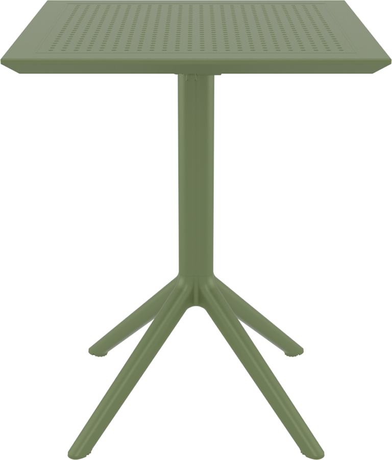 SKY OLIVE GREEN 60Χ60X74εκ. ΤΡΑΠΕΖΙ ΠΤΥΣ/ΝΟ ΠΟΛ/ΝΙΟΥ