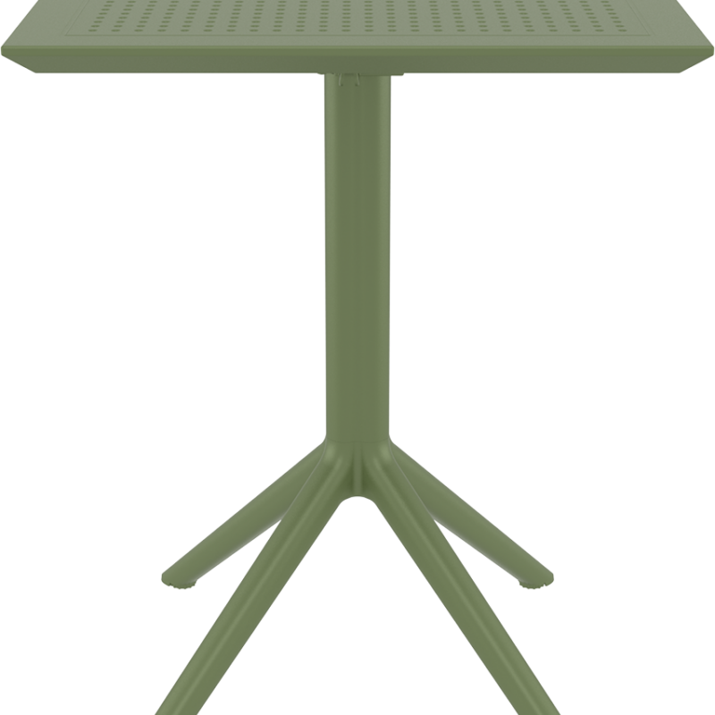 SKY OLIVE GREEN 60Χ60X74εκ. ΤΡΑΠΕΖΙ ΠΤΥΣ/ΝΟ ΠΟΛ/ΝΙΟΥ