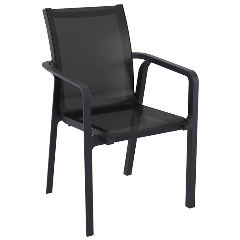 PACIFIC ΠΟΛΥΘΡΟΝΑ BLACK/BLACK ΠΟΛ/ΝΙΟΥ 57X62X90εκ.