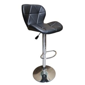 BAR91 BLACK PU(Σ2)ΣKAMΠO ΜΕ ΑΜΟΡΤΙΣΕΡ 48X49X109εκ.