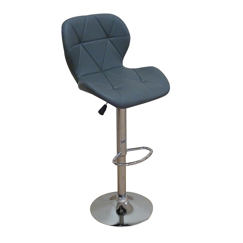 BAR91 GREY PU(Σ2)ΣKAMΠO ΜΕ ΑΜΟΡΤΙΣΕΡ 48X49X109εκ.