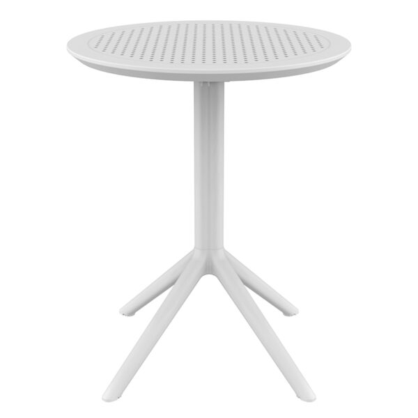 SKY WHITE Φ60X74εκ. ΤΡΑΠΕΖΙ ΠΤΥΣ/ΝΟ ΠΟΛ/ΝΙΟΥ