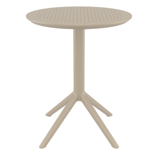 SKY TAUPE Φ60X74εκ. ΤΡΑΠΕΖΙ ΠΤΥΣ/ΝΟ ΠΟΛ/ΝΙΟΥ