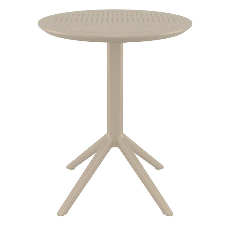 SKY TAUPE Φ60X74εκ. ΤΡΑΠΕΖΙ ΠΤΥΣ/ΝΟ ΠΟΛ/ΝΙΟΥ