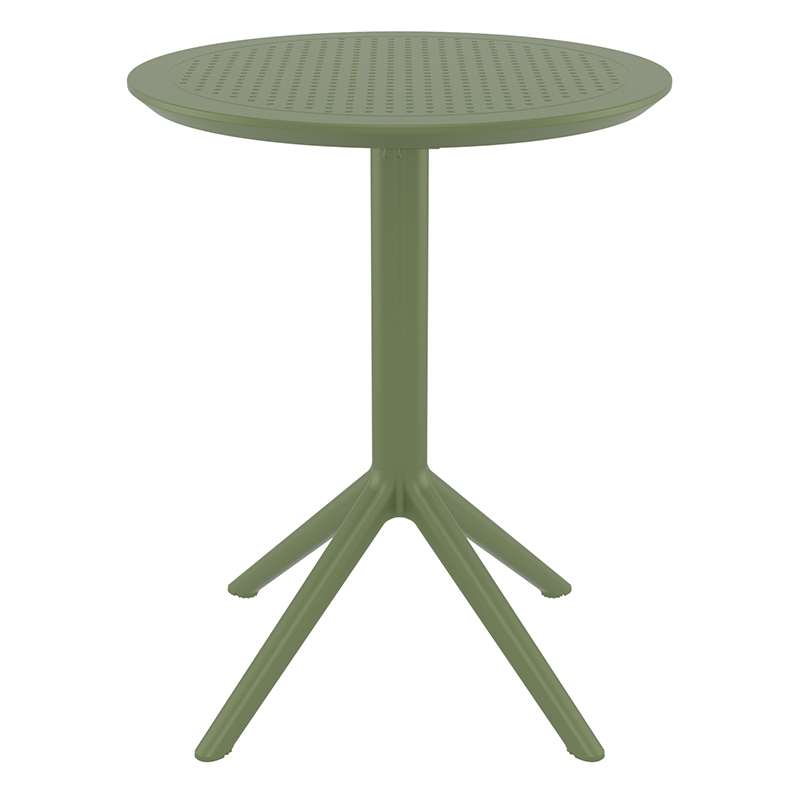 SKY OLIVE GREEN Φ60X74εκ. ΤΡΑΠΕΖΙ ΠΤΥΣ/ΝΟ ΠΟΛ/ΝΙΟΥ
