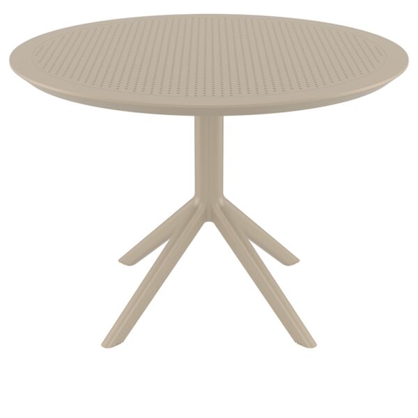 SKY TAUPE Φ105X74εκ. ΤΡΑΠΕΖΙ ΠΟΛ/ΝΙΟΥ