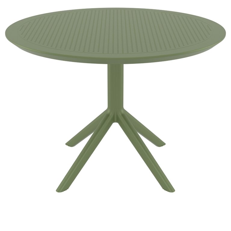 SKY OLIVE GREEN Φ105X74εκ. ΤΡΑΠΕΖΙ ΠΟΛ/ΝΙΟΥ
