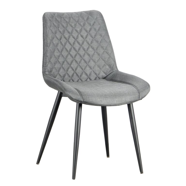 ALESIA GREY ΥΦΑΣΜΑ ΚΑΡΕΚΛΑ ΜΕΤΑΛΛΙΚΗ 54X63X86εκ.