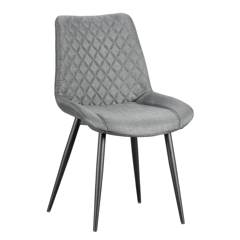 ALESIA GREY ΥΦΑΣΜΑ ΚΑΡΕΚΛΑ ΜΕΤΑΛΛΙΚΗ 54X63X86εκ.