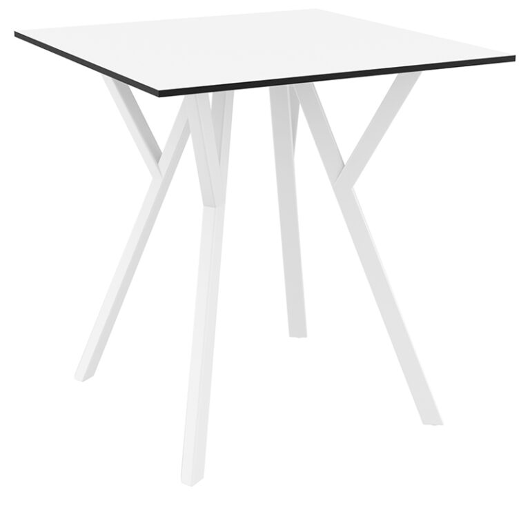 MAX ΤΡΑΠΕΖΙ 70Χ70Χ74εκ. WHITE LAMINATE 12mm