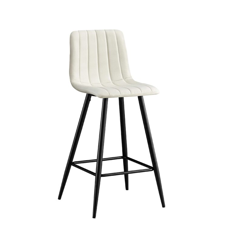 NERO OFF WHITE ΥΦΑΣΜΑ(Σ4)72εκ. ΣΚΑΜΠΟ ΜΕΤΑΛΛΙΚΟ 47X49X72-104εκ.