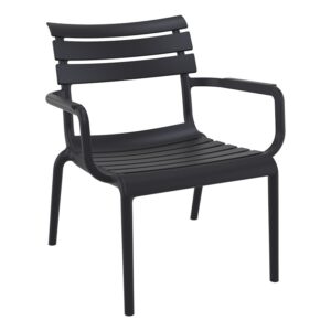 PARIS LOUNGE BLACK ΠΟΛ/ΝΑ ΠΟΛ/ΝΙΟΥ 68X70X76εκ.