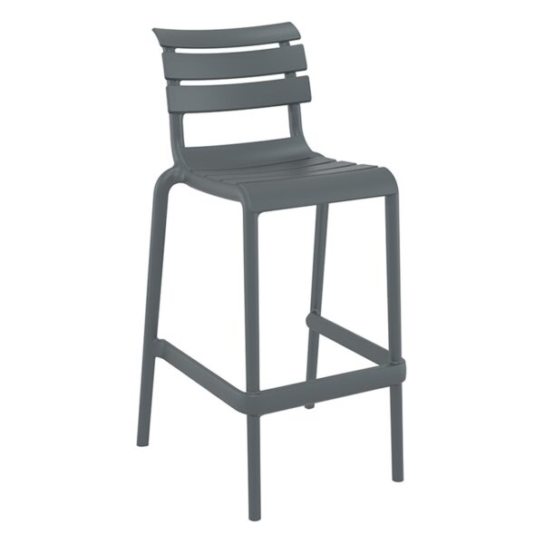 HELEN 75εκ. ΣΚΑΜΠΟ DARK GREY ΠΟΛ/ΝΙΟΥ 53X55X105εκ.