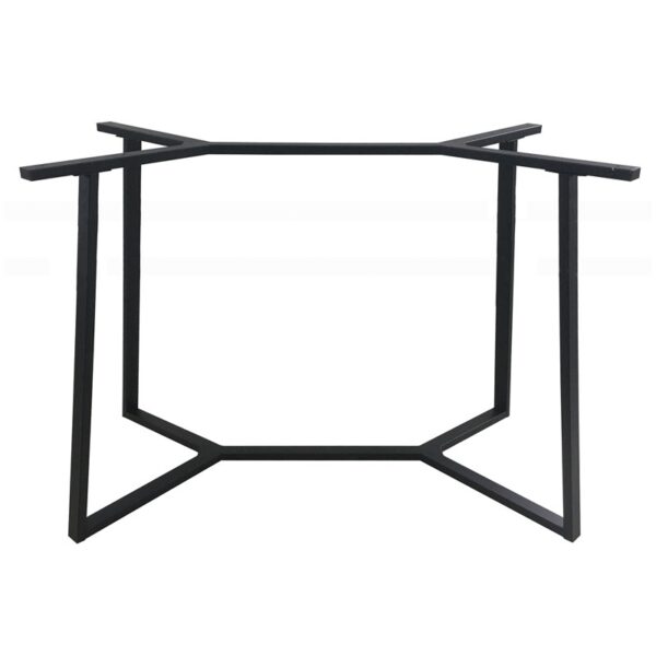 BISTRO ΨΗΛΗ 110X60X105εκ. ΒΑΣΗ ΜΕΤΑΛΛΙΚΗ ΜΕ ΡΕΓ/ΡΟΥΣ ΜΑΥΡΗ