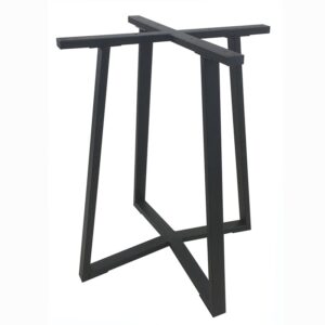 BISTRO 60X60X72εκ. ΒΑΣΗ ΜΕΤΑΛΛΙΚΗ ΜΕ ΡΕΓ/ΡΟΥΣ ΜΑΥΡΗ