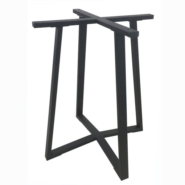 BISTRO 60X60X72εκ. ΒΑΣΗ ΜΕΤΑΛΛΙΚΗ ΜΕ ΡΕΓ/ΡΟΥΣ ΜΑΥΡΗ