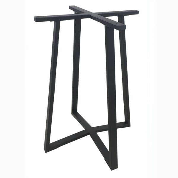 BISTRO ΨΗΛΗ 60X60X105εκ. ΒΑΣΗ ΜΕΤΑΛΛΙΚΗ ΜΕ ΡΕΓ/ΡΟΥΣ ΜΑΥΡΗ