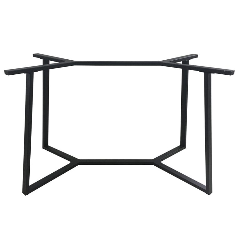 BISTRO 110X60X72εκ. ΜΑΚΡ/ΝΗ ΒΑΣΗ ΜΕΤΑΛΛΙΚΗ ΜΕ ΡΕΓ/ΡΟΥΣ ΜΑΥΡΗ