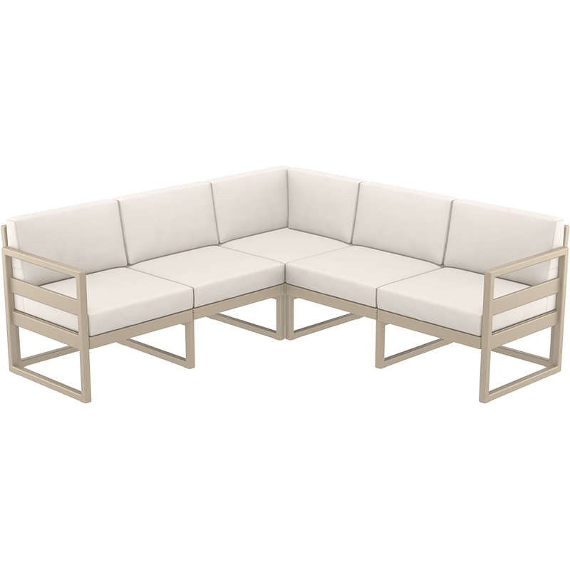 MYKONOS ΜΑΞΙΛΑΡΙ ΓΩΝΙΑΣ BEIGE (1ΤΕΜ) 58Χ16Χ35εκ.