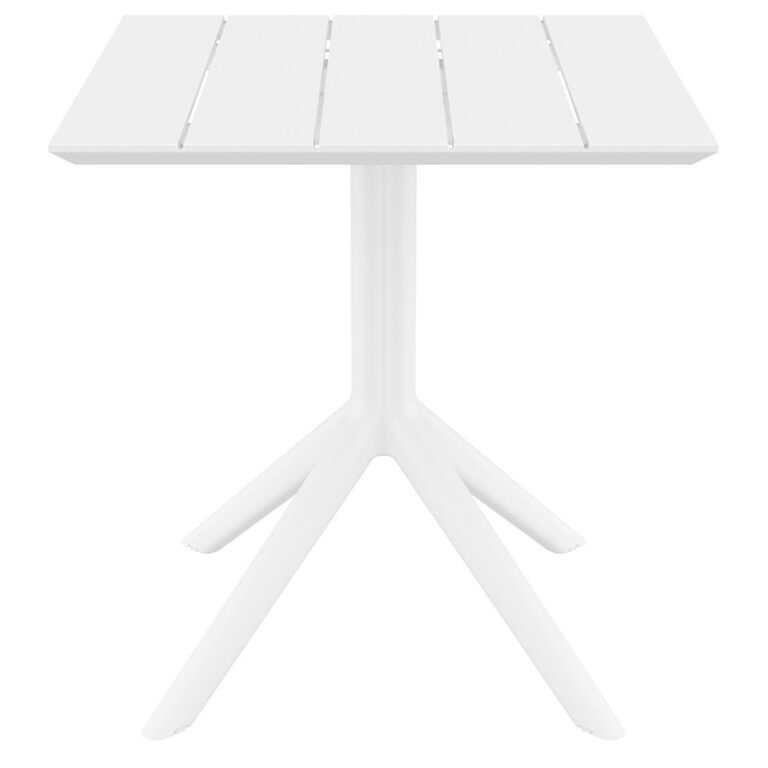 PARIS WHITE 70X70X74εκ. ΤΡΑΠΕΖΙ ΠΟΛ/ΝΙΟΥ