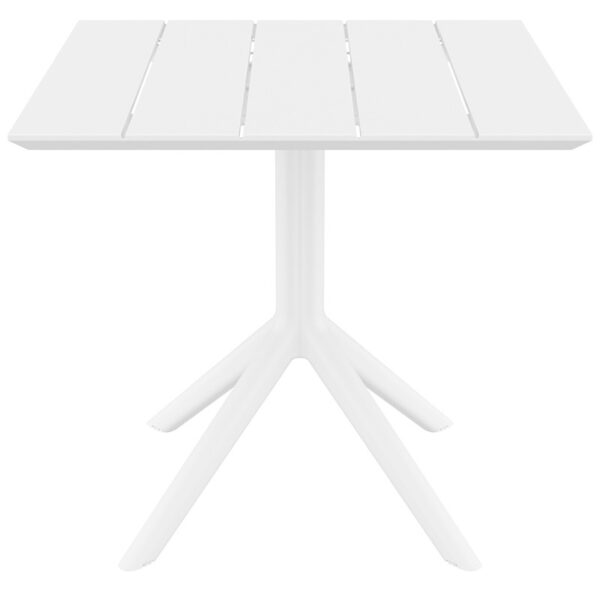 PARIS WHITE 80X80X74εκ. ΤΡΑΠΕΖΙ ΠΟΛ/ΝΙΟΥ