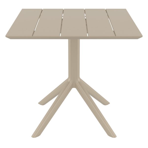 PARIS TAUPE 80X80X74εκ. ΤΡΑΠΕΖΙ ΠΟΛ/ΝΙΟΥ