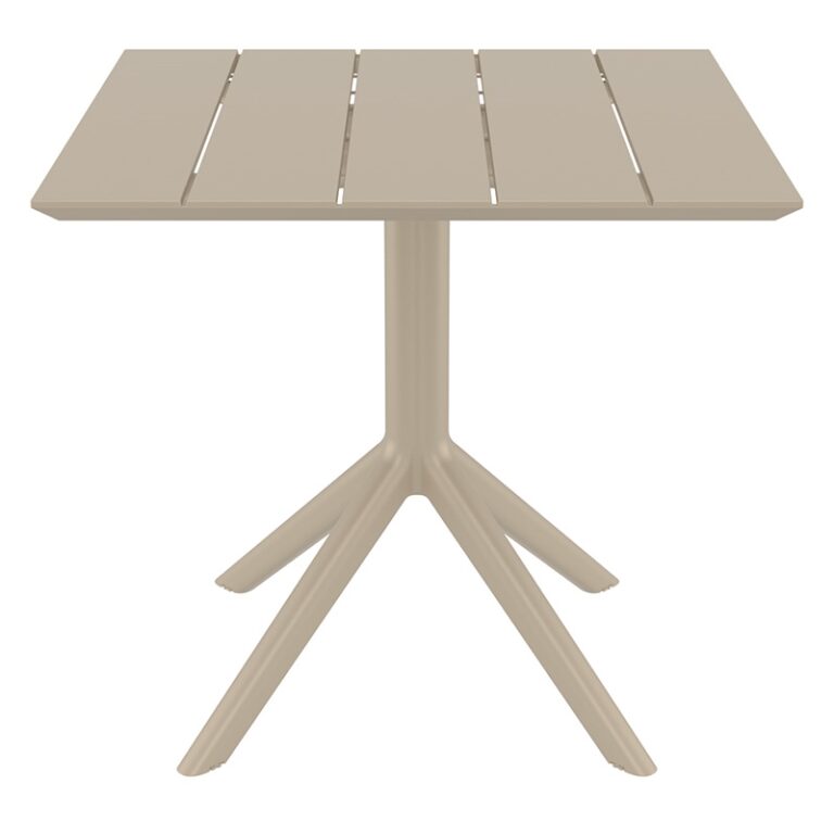 PARIS TAUPE 80X80X74εκ. ΤΡΑΠΕΖΙ ΠΟΛ/ΝΙΟΥ