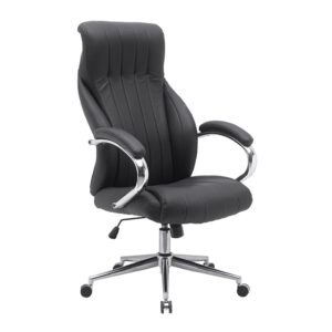 A8960 ΜΑΥΡΗ ΠΟΛΥΘΡΟΝΑ ΓΡΑΦΕΙΟΥ 65X72X49-120/58-129εκ.
