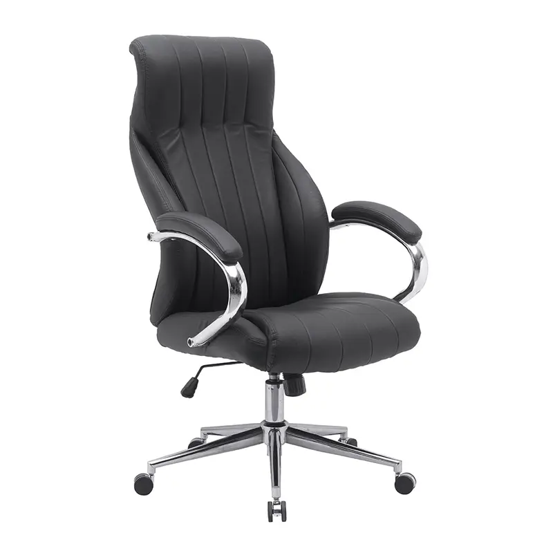 A8960 ΜΑΥΡΗ ΠΟΛΥΘΡΟΝΑ ΓΡΑΦΕΙΟΥ 65X72X49-120/58-129εκ.
