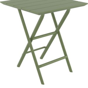 HELEN OLIVE GREEN 60Χ60X74εκ. ΤΡΑΠΕΖΙ ΠΤΥΣ/ΝΟ ΠΟΛ/ΝΙΟΥ