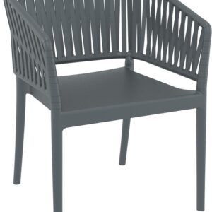PORTOFINO DARK GREY ΠΟΛΥΘΡΟΝΑ ΠΟΛ/ΝΙΟΥ 58X58X80εκ.