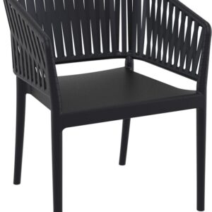 PORTOFINO BLACK ΠΟΛΥΘΡΟΝΑ ΠΟΛ/ΝΙΟΥ 58X58X80εκ.