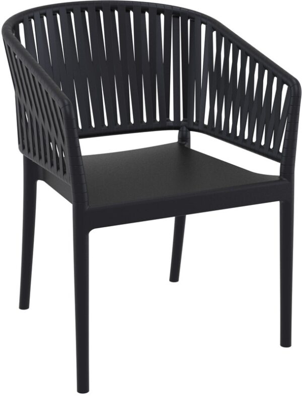 PORTOFINO BLACK ΠΟΛΥΘΡΟΝΑ ΠΟΛ/ΝΙΟΥ 58X58X80εκ.