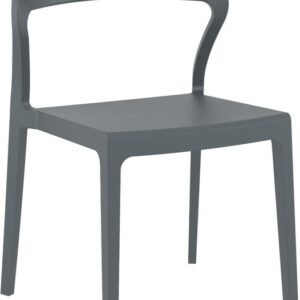 SNOW DARK GREY ΚΑΡΕΚΛΑ ΠΟΛ/ΝΙΟΥ 52X56X83εκ.