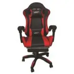 A6060 ΜΑΥΡΟ/ΚΟΚΚΙΝΟ ΠΟΛΥΘΡΟΝΑ GAMING/ΜΕ ΥΠΟΠΟΔΙΟ 64X62X113-121εκ.