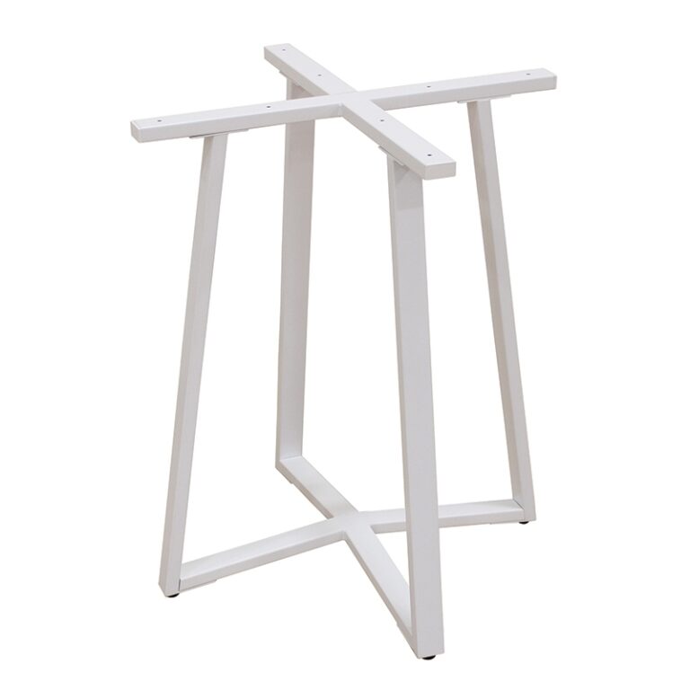 BISTRO 60X60X72εκ. WHITE ΒΑΣΗ ΜΕΤΑΛΛΙΚΗ ΜΕ ΡΕΓ/ΡΟΥΣ