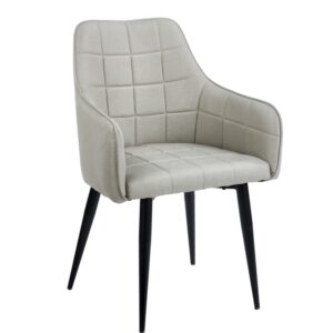 CAMERON L. BEIGE ΥΦΑΣΜΑ ΠΟΛΥΘΡΟΝΑ ΜΕΤΑΛΛΙΚΗ 58X56X87εκ.