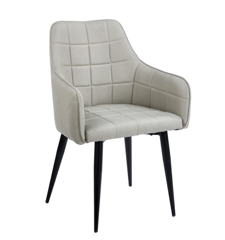 CAMERON L. BEIGE ΥΦΑΣΜΑ ΠΟΛΥΘΡΟΝΑ ΜΕΤΑΛΛΙΚΗ 58X56X87εκ.