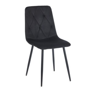 EVA BLACK VELVET ΥΦΑΣΜΑ ΚΑΡΕΚΛΑ ΜΕΤΑΛΛΙΚΗ 43X55X90εκ.