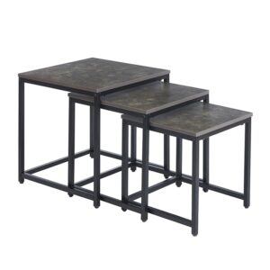 NOLAN SET 3 ΤΜΧ ΤΡΑΠΕΖΑΚΙΑ CEMENT 50X50X50-45X45X45-40X40X40εκ.