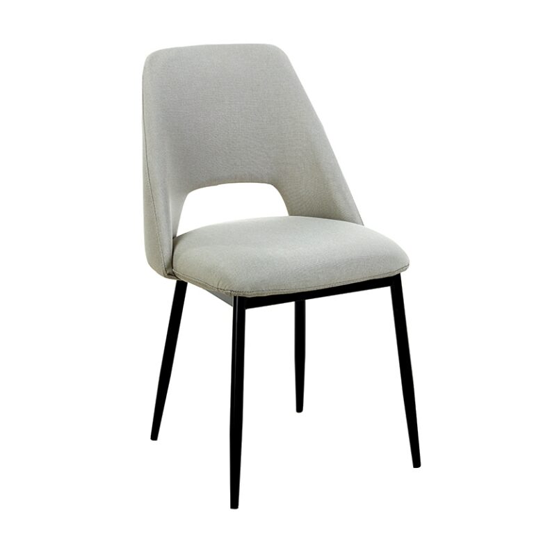 MADISON L. BEIGE ΥΦΑΣΜΑ ΚΑΡΕΚΛΑ ΜΕΤΑΛΛΙΚΗ 45X54X83εκ.