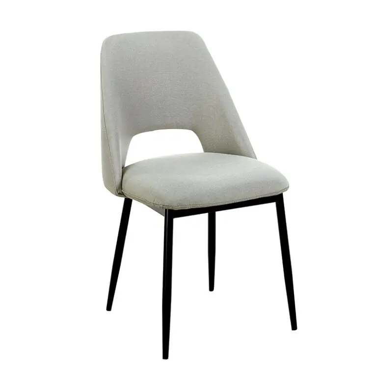 MADISON L. BEIGE ΥΦΑΣΜΑ ΚΑΡΕΚΛΑ ΜΕΤΑΛΛΙΚΗ 45X54X83εκ.
