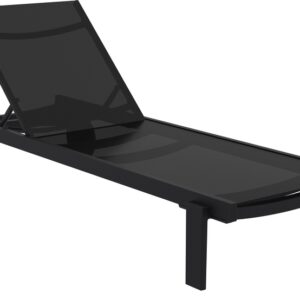 CASABLANCA ΞΑΠΛΩΣΤΡΑ BLACK/BLACK ΑΛΟΥΜ-ΠΟΛ/ΝΙΟΥ 190X74X31εκ.