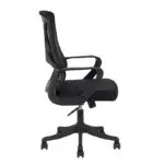 A6215 ΜΑΥΡO MESH ΠΟΛΥΘΡΟΝΑ ΓΡΑΦΕΙΟΥ 64X61X47-103/57-112εκ. – εικόνα 2