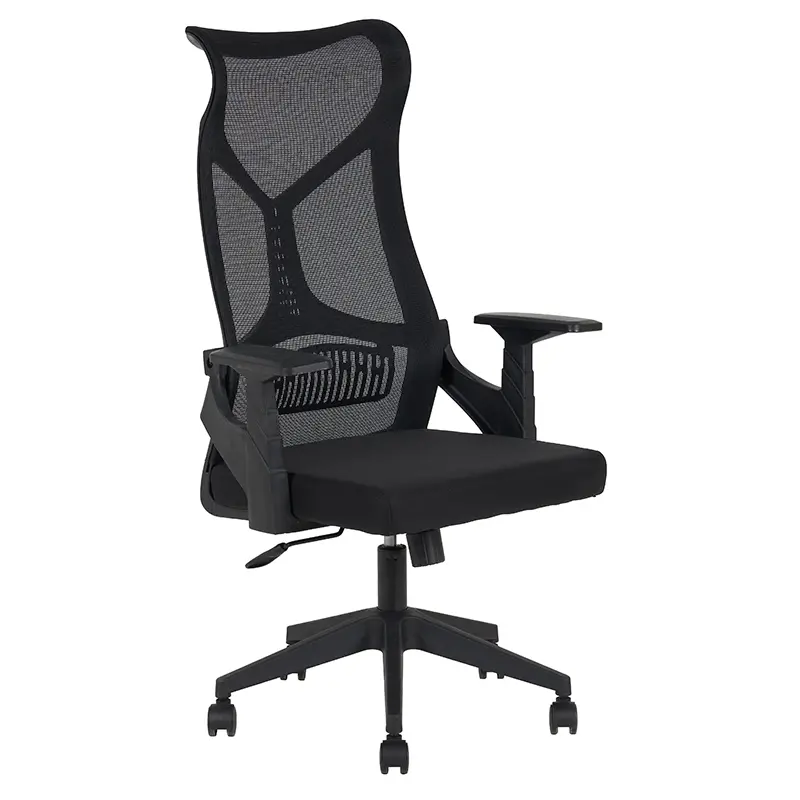 A9920 ΜΑΥΡO MESH ΠΟΛΥΘΡΟΝΑ ΓΡΑΦΕΙΟΥ 64X65X48-115/56-125εκ.