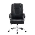 A9948 ΜΑΥΡO PU ΠΟΛΥΘΡΟΝΑ ΓΡΑΦΕΙΟΥ 61X80X50-108/60-118εκ. – εικόνα 2