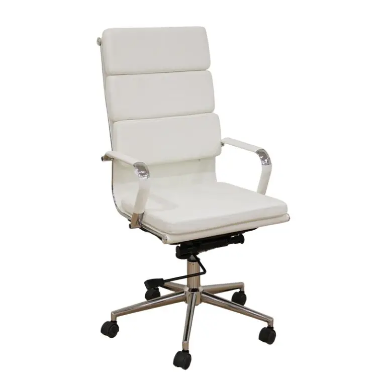 A9944 ΛΕΥΚΟ PU ΠΟΛΥΘΡΟΝΑ ΓΡΑΦΕΙΟΥ 55X60X51-115/61-125εκ.