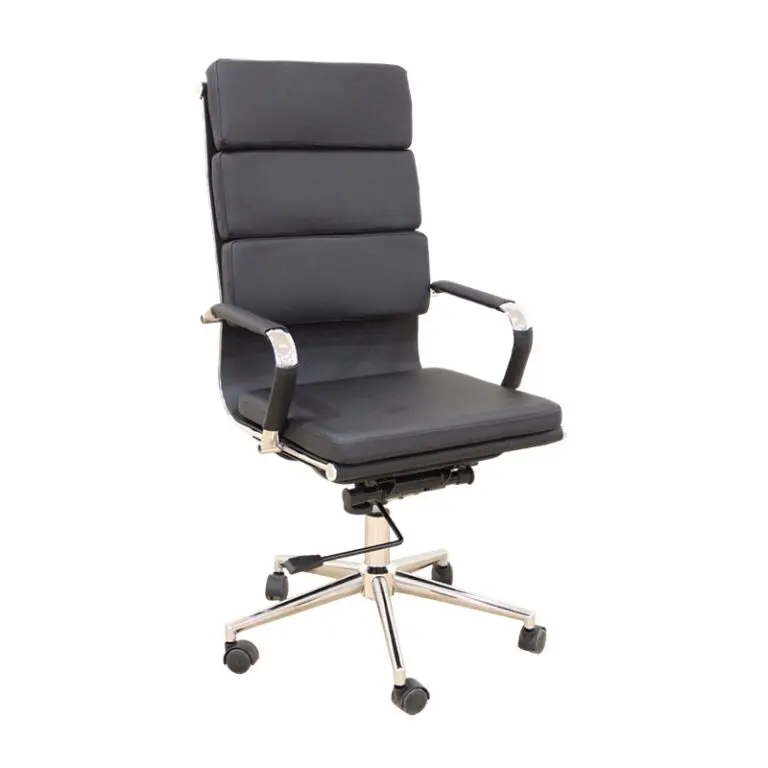 A9944 ΜΑΥΡΟ PU ΠΟΛΥΘΡΟΝΑ ΓΡΑΦΕΙΟΥ 55X60X51-115/61-125εκ.